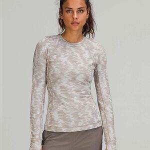 lululemon athletica It’s Rulu Run - Size 4 Data Rush Jacquard White Opal Rover